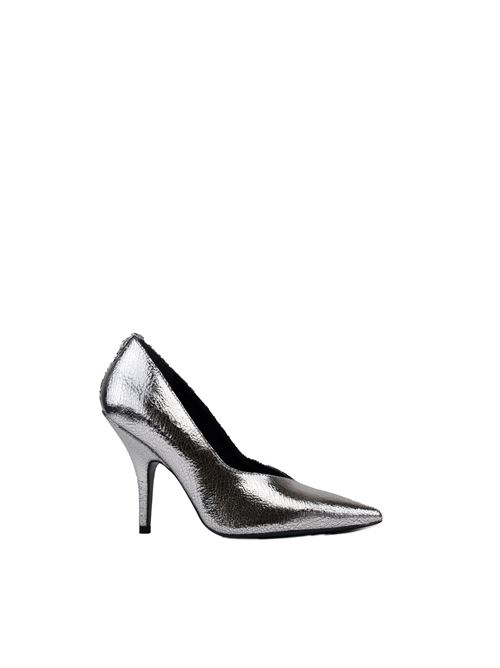 Decollete' in pelle silver Patrizia Pepe | 8Z0032 L112S686